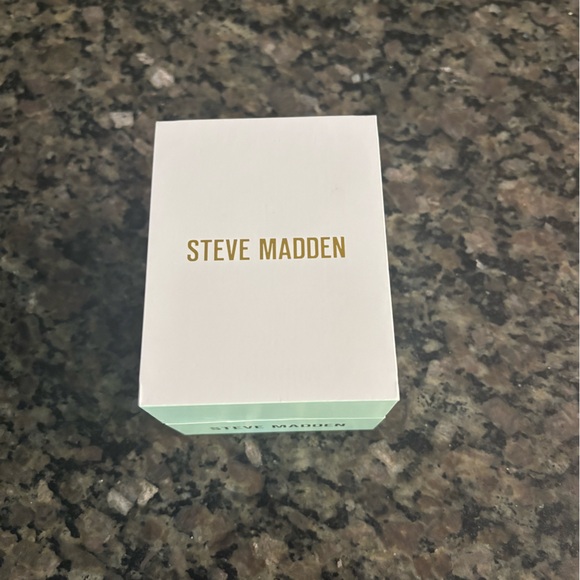 Steve Madden Silver Dial Black Strap Watch - Picture 3 of 3